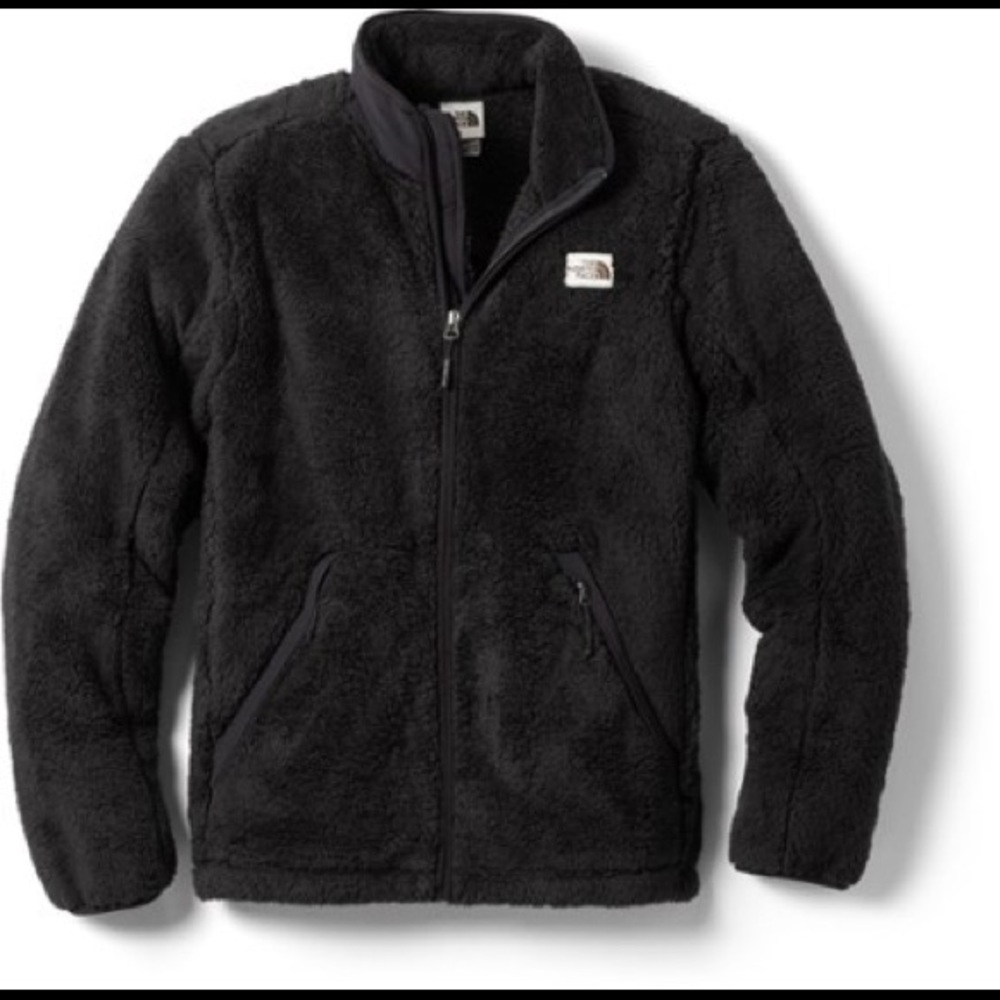 North Face Men's Black Full-Zip Campshire Fleece